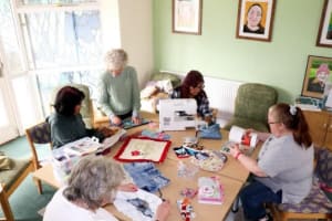 Take Part in the sewing room