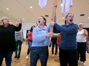 Paisley Opera rehearsing