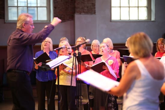 Picture of group of women singing in a choir