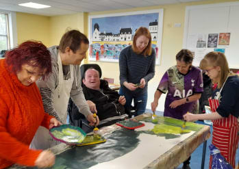 Creative Hands integrated art group