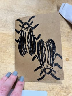 Printmaking at The Ridge, East Lothian